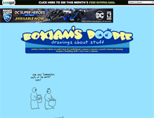 Tablet Screenshot of boxjamsdoodle.com
